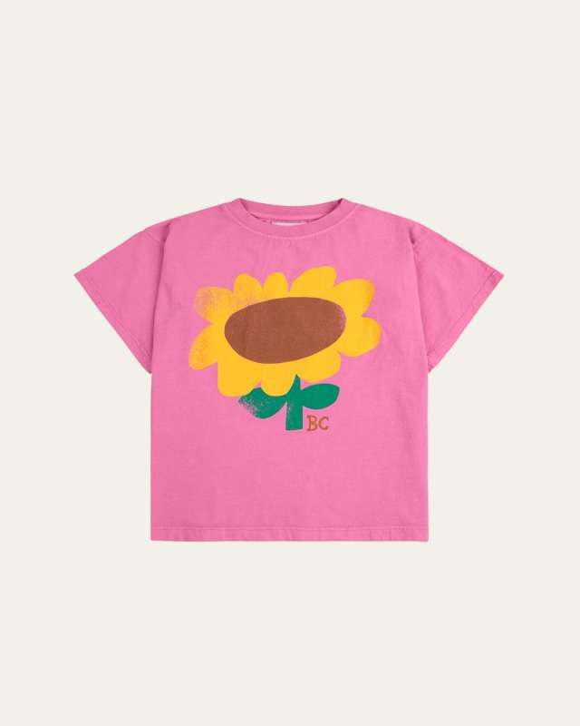 Girl's Sunflower-Print T-Shirt, Size 2-13